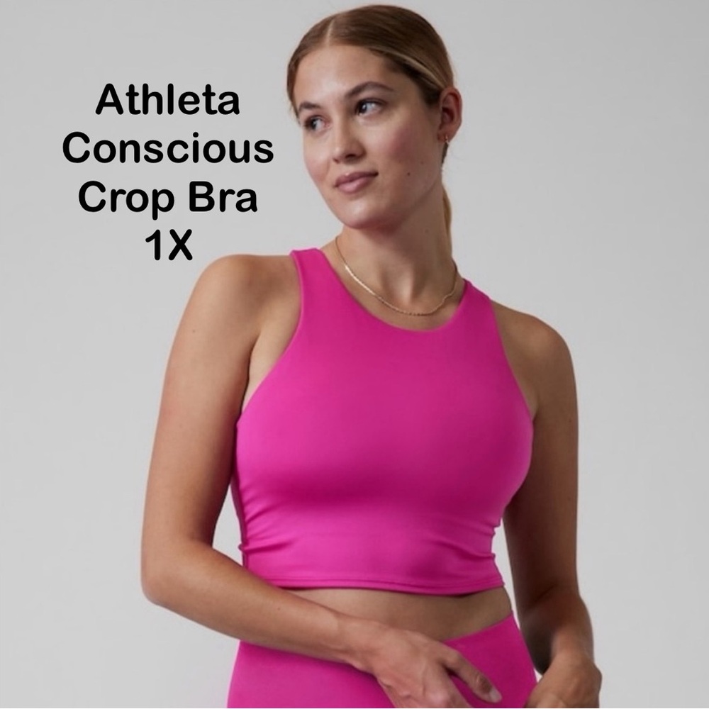 Athleta Conscious Crop Bra Top 1X